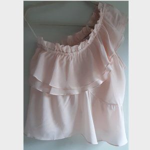 Iro Ballie ruffle one shoulder top